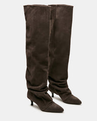 RUE DARK TAUPE SUEDE