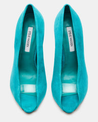 SANTINO TEAL SUEDE