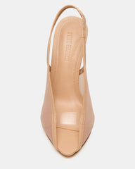 SASHA NATURAL LEATHER MESH