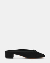 STEFFI MULE BLACK SUEDE