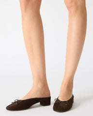 STEFFI MULE BROWN SUEDE