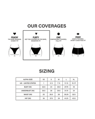 HIDEOUT BIKINI BOTTOM COW PRINT