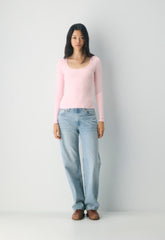 HomeStretch™ Rib Equalizer Longsleeve - VILLA PINK