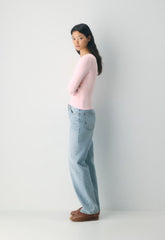 HomeStretch™ Rib Equalizer Longsleeve - VILLA PINK