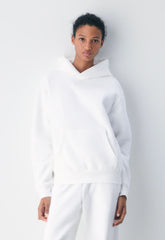 Cozy Sweatfleece Perfect Hoodie - WHITE