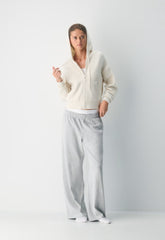 Peyton Zip Hoodie - HEATHER BIRCH