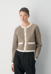 Approach Cardigan - Wonder Yarn - NOMAD TPE/ LIGHT BIRCH