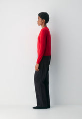 Bare Cashmere Bloor Sweater - FLASHING RED