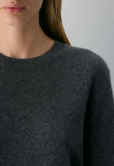 Bare Cashmere Bloor Sweater - HEATHER CHARCOAL