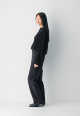 Essential Cashmere Relic Sweater - BLACK