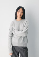 Essential Cashmere Relic Sweater - HEATHER CHROME