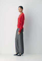 Atticus Merino Wool Sweater - FLASHING RED