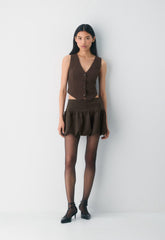 Pacino Vest - Crepette™ - RICH MOCHA BROWN