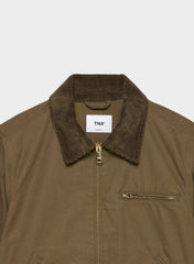 Barkley Lightweight Workwear Jacket - CELLO BROWN