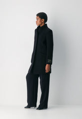 The Cocoon Coat New - Wool Cashmere - BLACK