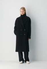The Slouch™ Coat New - (Re)Camel Wool - BLACK