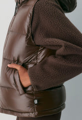 The Super Puff™ Vest - Hi-Gloss - RICH MOCHA BROWN