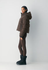 The Super Puff₂O™ Shorty - Rainstop™ - RICH MOCHA BROWN