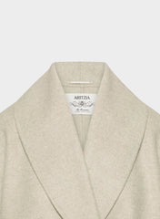 The Mezzanine Double-Faced Coat - Luxe (Re)Wool - HEATHER MATTE PEARL