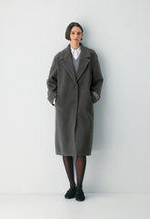 The Only Coat - Soft Wool Cashmere - HEATHER CHARCOAL