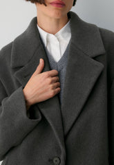 The Only Coat - Soft Wool Cashmere - HEATHER CHARCOAL