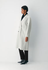 The Slouch™ Double-Faced Coat - Luxe (Re)Wool - HEATHER CARRARA GREY