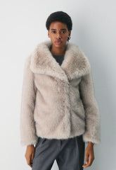 St. Moritz Coat - Arctic Faux Fur - NATURAL BEIGE