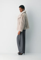 St. Moritz Coat - Arctic Faux Fur - NATURAL BEIGE