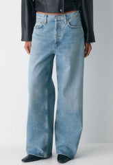 AGOLDE Low-Slung Baggy Jean - LIBERTINE