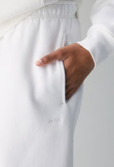 Cozy Sweatfleece Mega Jogger - WHITE