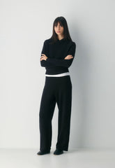 Essential Cashmere Appraisal Pant - BLACK