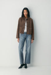 Denim Forum Pam Super Lo-Rise Wide Jean - VINTAGE MEDIUM BLUE