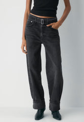AGOLDE Cuffed Taper Jean - ARCANE