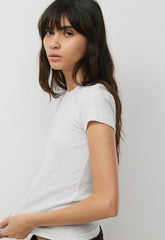 HomeStretch™ Rib Tune T-Shirt - HEATHER CLOUD WHITE