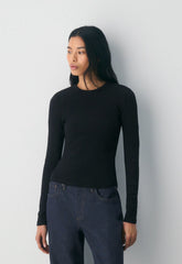 HomeStretch™ Rib Solo Longsleeve - BLACK