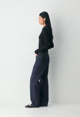 HomeStretch™ Rib Solo Longsleeve - BLACK