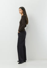 HomeStretch™ Rib Solo Longsleeve - CACAO NIB BROWN