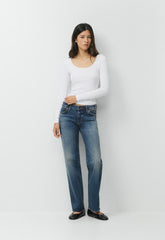 HomeStretch™ Rib Equalizer Longsleeve - WHITE