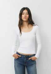 HomeStretch™ Rib Equalizer Longsleeve - WHITE
