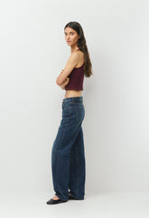 HomeStretch™ Rib Frequency Waist Tank - GALA PLUM