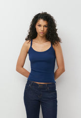 HomeStretch™ Rib Spectrum Cami Tank - BYRON BLUE