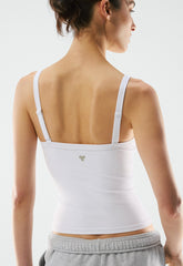 BUTTER Tumbler Tank - BRIGHT WHITE