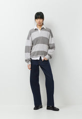 Mighty Cotton™ Lomu Polo - HTHR CHRM/ HTHR DK GRY