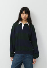 Mighty Cotton™ Lomu Polo - FGTR GREEN/ADMRL NAVY