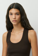 HomeStretch™ Rib Vinyl Tank - CACAO NIB BROWN