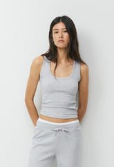 HomeStretch™ Rib Vinyl Tank - HEATHER CHROME