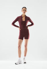 BUTTER Limit Zip-Up - GALA PLUM