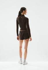 BUTTER Limit Zip-Up - CACAO NIB BROWN