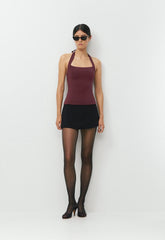 Original Contour Optimum Halter Top - GALA PLUM