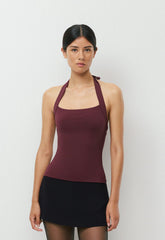 Original Contour Optimum Halter Top - GALA PLUM